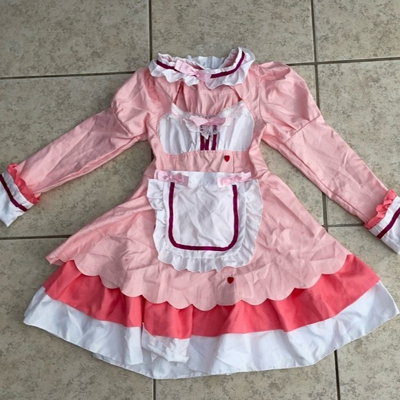 Ladies Handmade Babydoll cottagecore schoolgirl lolita ruffle Dress - Picture 3 of 12